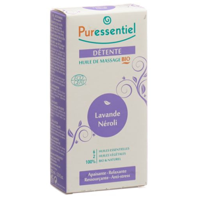 Puressentiel Bio Massageöl entspannend Lavendel Neroli 100 ml