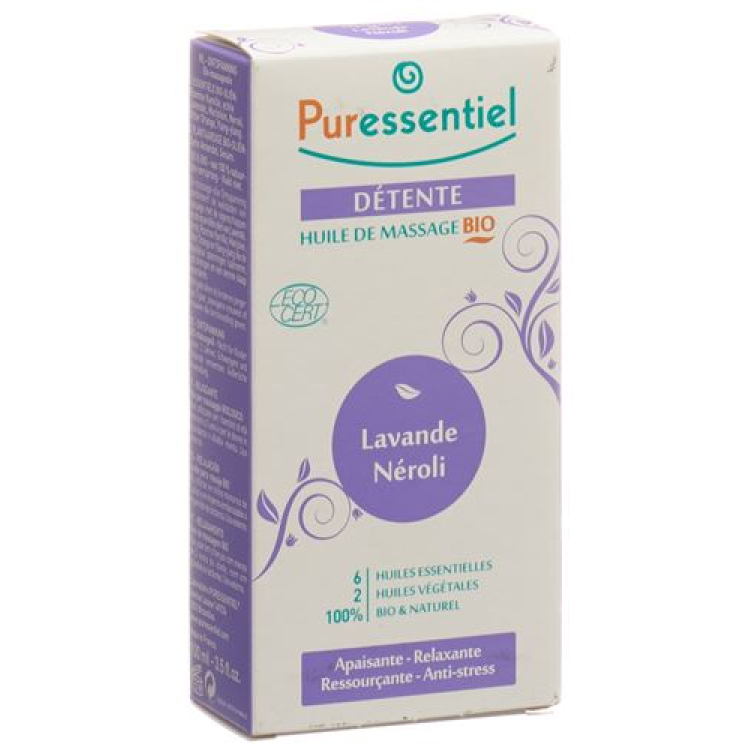 Puressentiel Bio Massage Oil Relaxing Lavender Neroli 100 մլ