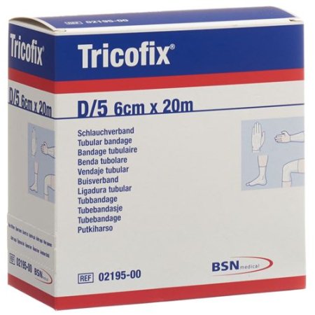 TRICOFIX Tubular Bandage GrD 5-6cm \/ 20m