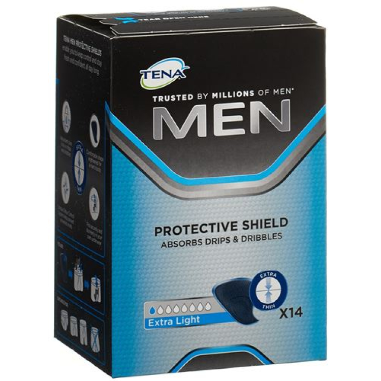 TENA Men Protective Shield Level 0 Extra Light 14 kpl