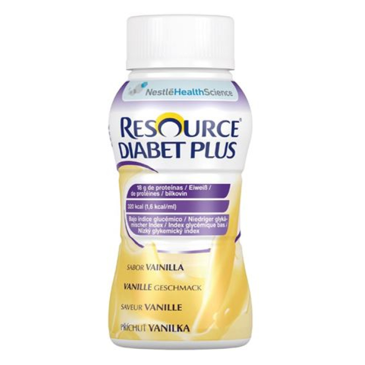 Resource Diabet Plus vainilla 4 Fl 200 ml