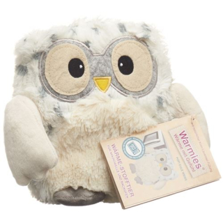 Warmies POP heat toy owl white lavender filling removal