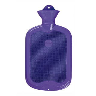 SINGER Wärmflasche 2l lamella su entrambi i lati lilla