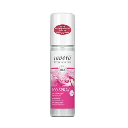 Lavera 24h Dezodorant w Sprayu Organiczna Dzika Róża 75 ml