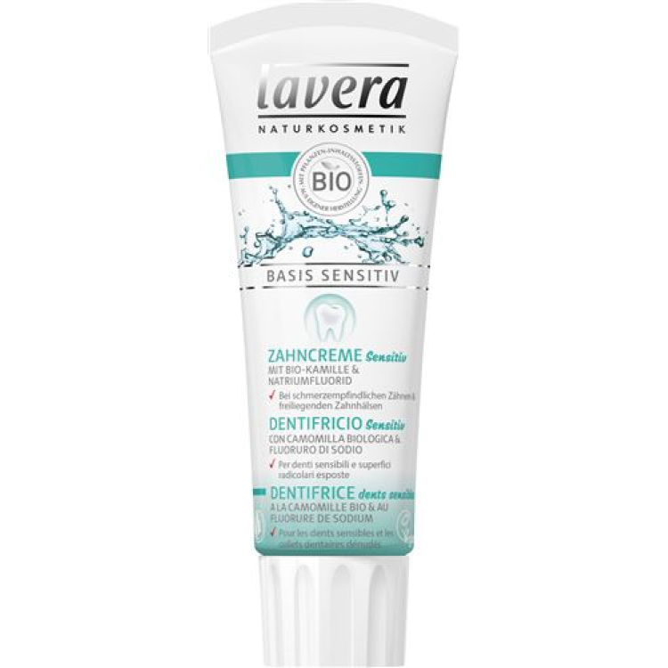 Lavera creme dental base sensitive 75 ml