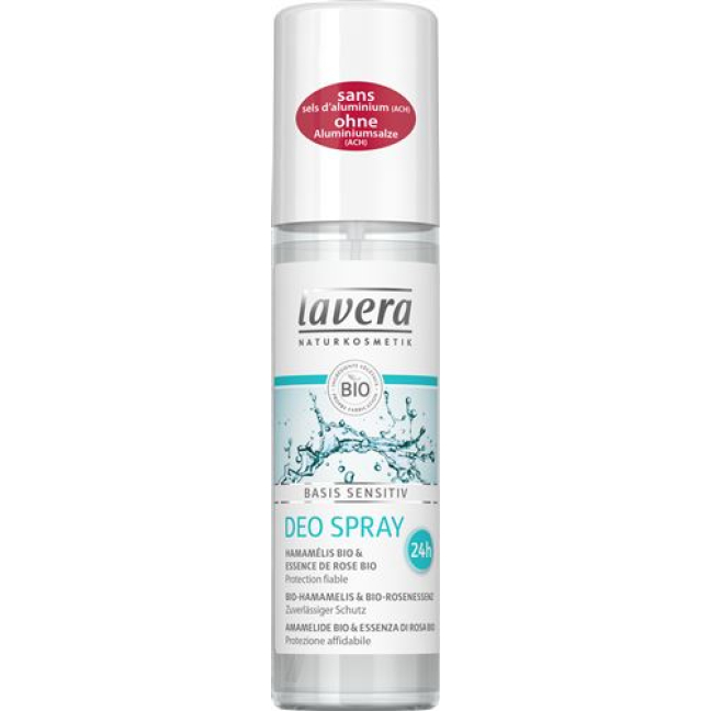 Lavera Déodorant Spray Spray base sensible Fl 75 ml