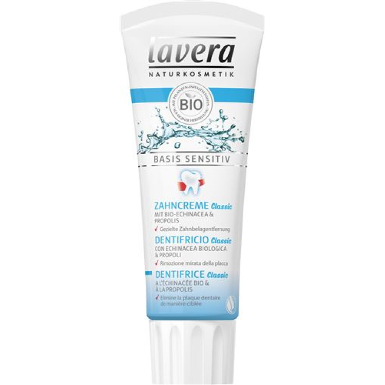 Lavera pasta de dientes base clasica sensitiv Tb 75 ml