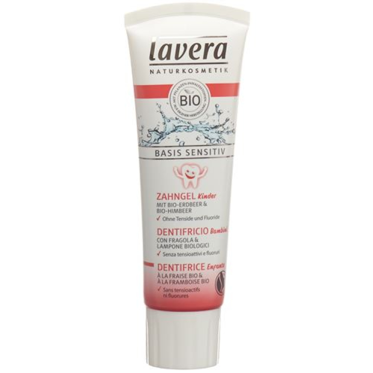 Lavera gel dentífrico infantil base sensitiv Tb 75 ml