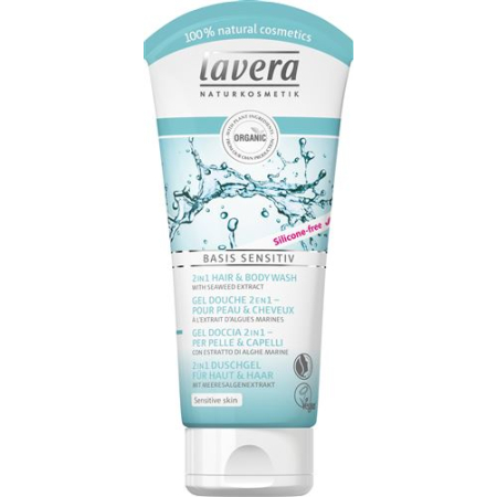 Lavera 2 合 1 头发和沐浴洗发水基础敏感 200 毫升