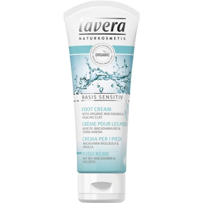 Lavera Foot Cream Basis Sensitive Tub 75 ml