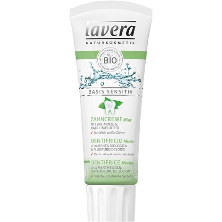 Lavera tannkrem mint basis sensitiv Tb 75 ml