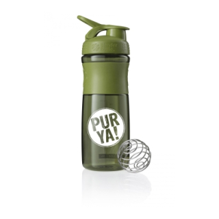 Purya! Shaker bottle green
