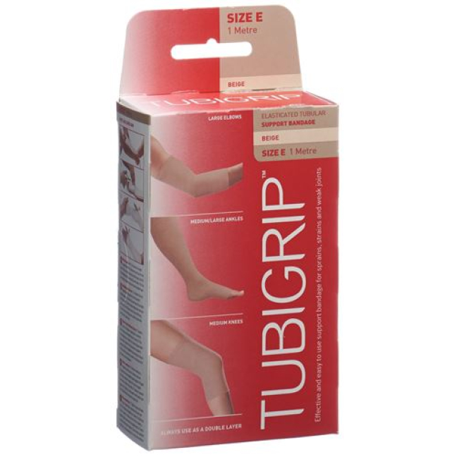 Tubigrip Hose Bandage E 1mx8.75cm Beige - Elastic Bandage for Support and Compression