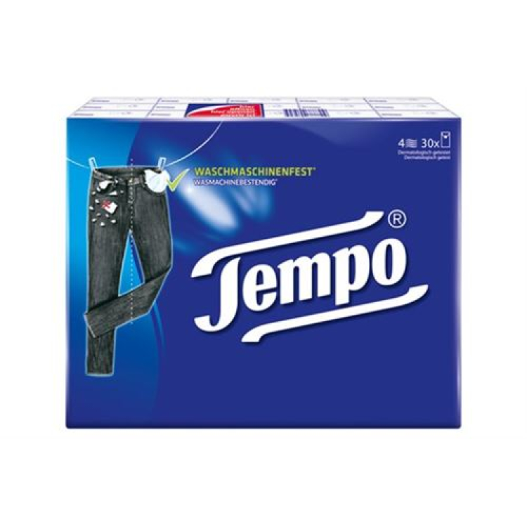 កន្សែងដៃ Tempo Classic 30 x 10 PCs