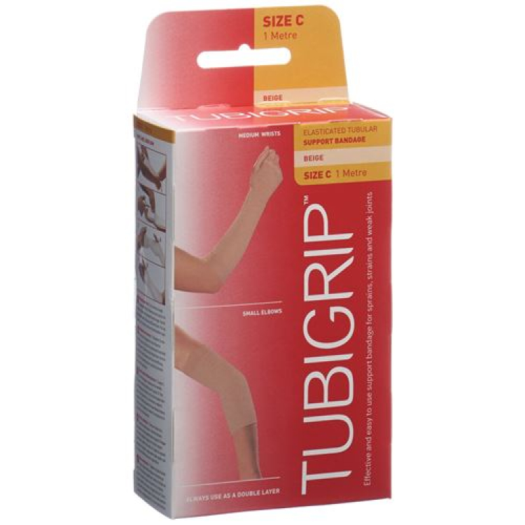 Tubigrip slangebandage C 1mx6,75cm beige