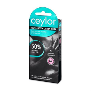 Ceylor Non Latex Condom Ultra Thin 3 pcs