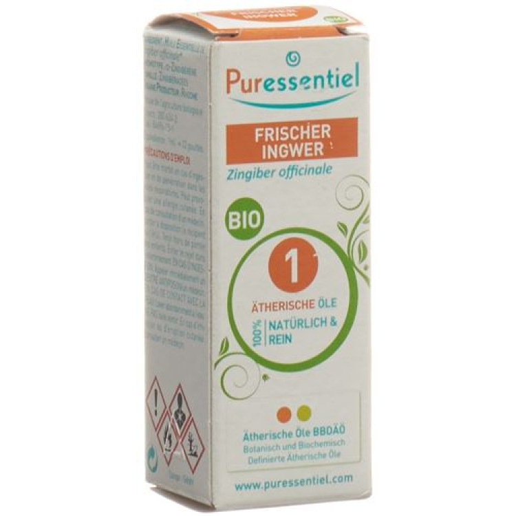 Puressentiel Taze Zencefil Äth / Yağ Bio 5ml