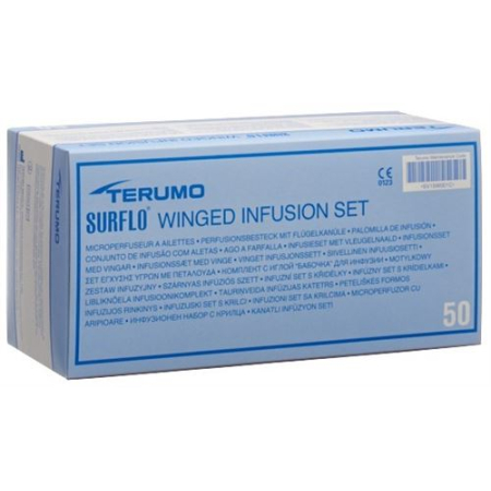 Terumo Surflo Butterfly Needle 25G 0.5x19mm Orange 50 pcs