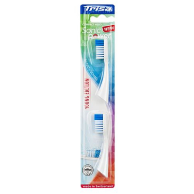 Trisa sonicpower replacement set young edition duo