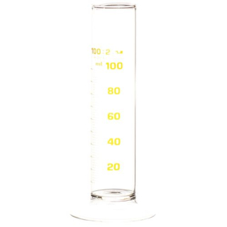 ASSISTENT measuring cylinder 100ml low form