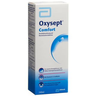Solução desinfetante Oxysept Comfort Vitamina B12 + neutralização