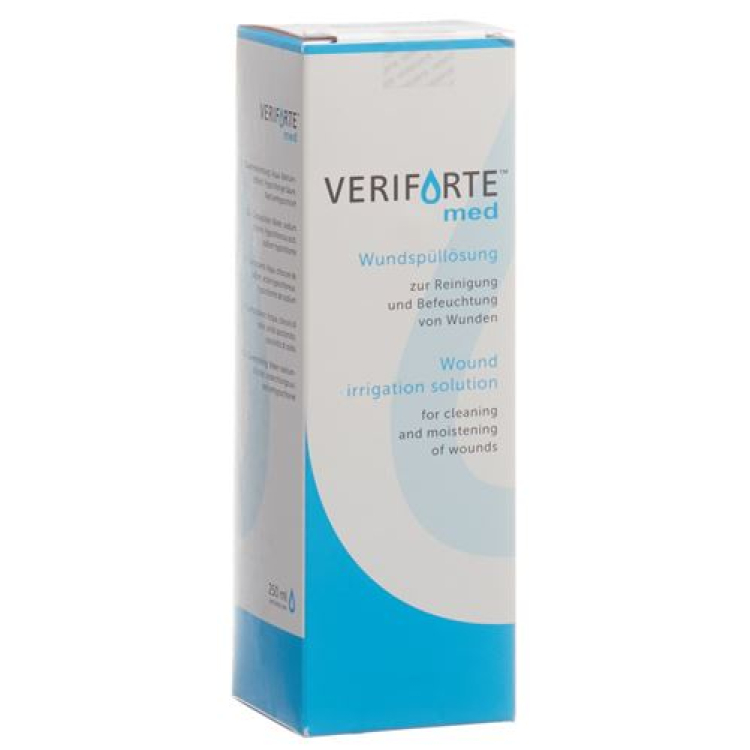 Veriforte med 250 ml larutan irigasi luka