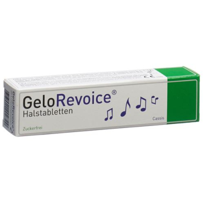 Gelorevoice halstabletten cassis mentol 20 ks