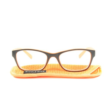 Nicole Diem Lesebrille 2.00dpt orange-blk