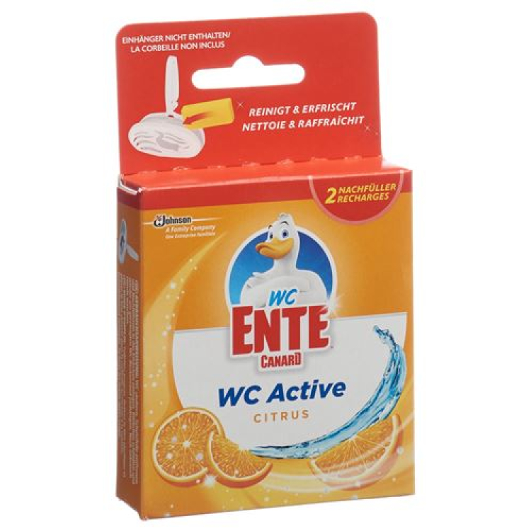 WC WC DUCK Active Refill Citrus 2 x 40 g