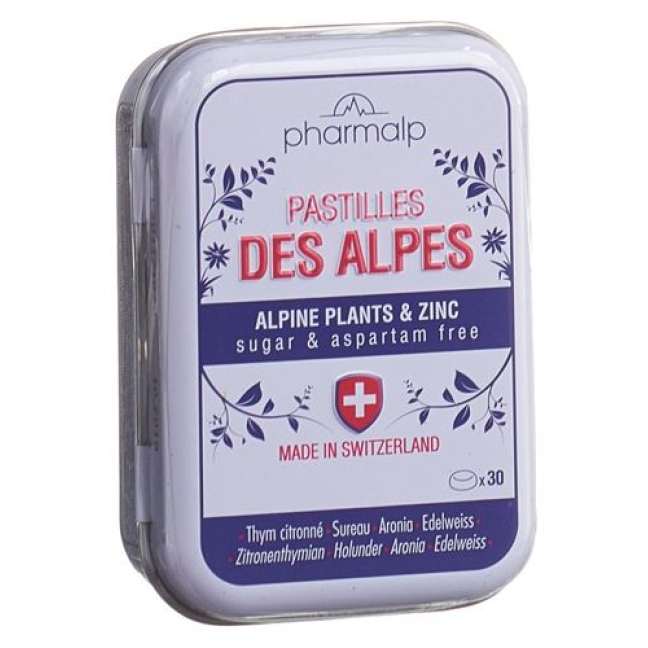 Pharmalp Pastilles Des Alpes 30 stuks