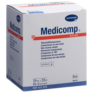 Medicomp Extra 6 vezes 7,5x7,5cm S30 25 x 2 unid.