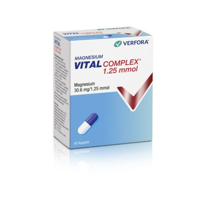 Magnesium Vital Complex Kaps 25.1 mmol 40 ភី