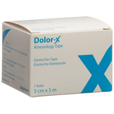 Dolor-X Kinesiologitejp 5cmx5m blå