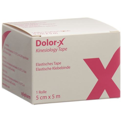 Dolor-x taśma kinezjologiczna 5cmx5m różowa