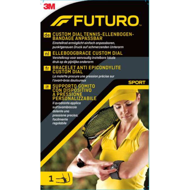 Mukautuva 3M Futuro Custom Dial Sport Tennis-kyynärpäätuki