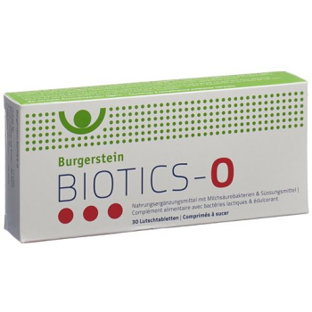 Burgerstein Biotics-O pastiller 30 stk