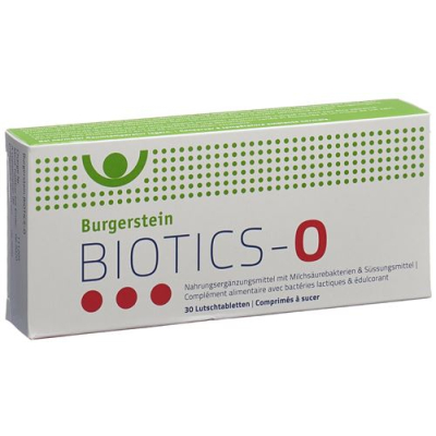 Burgerstein Biotics-O lozenges 30 ដុំ