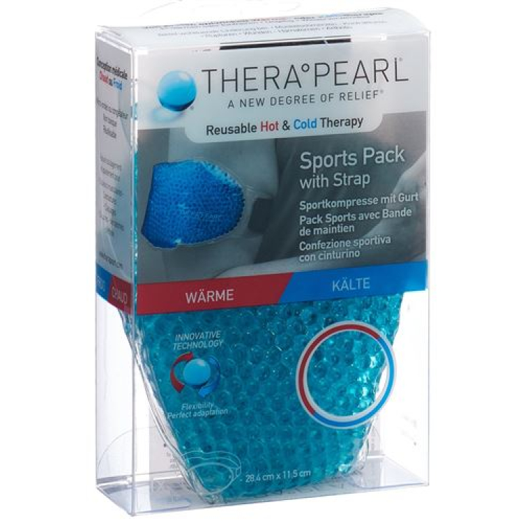 Liệu pháp nhiệt hoặc lạnh THERA PEARL Sportkompresse kèm đai