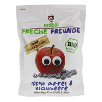 Naughty friends Fruchtchips Apple & Blueberry Btl 16 g