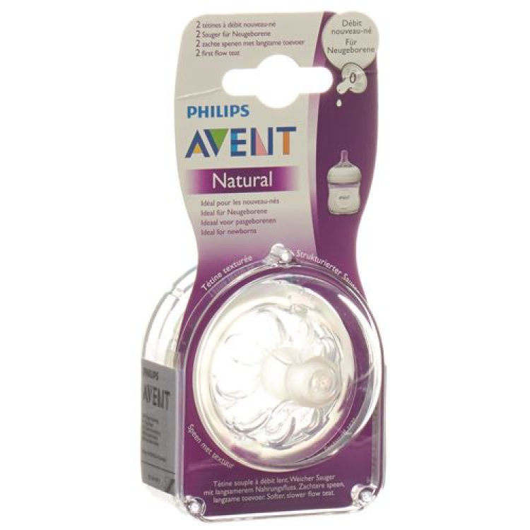 Avent Philips Naturnah sucker for newborns 2 pcs