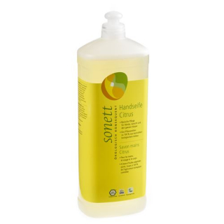 Sonett Hand Soap Citrus refill bottle 1 lt