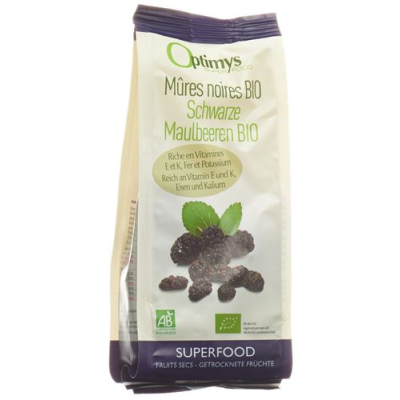 Optimys black mulberries bio 180 g