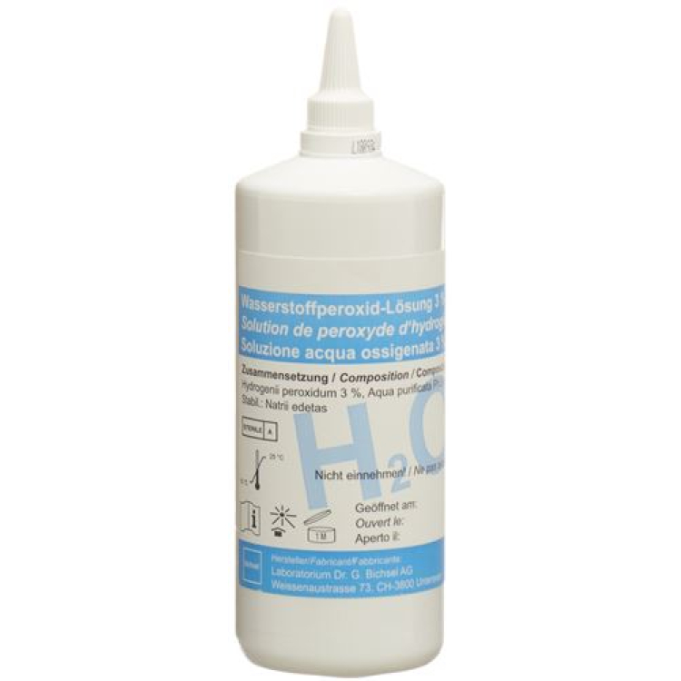 Bichsel perossido di idrogeno soluzione 3% PhEur flacone sterile 250 ml