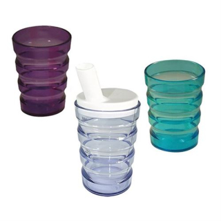 Sundo grooved cup leakproof 200ml violet
