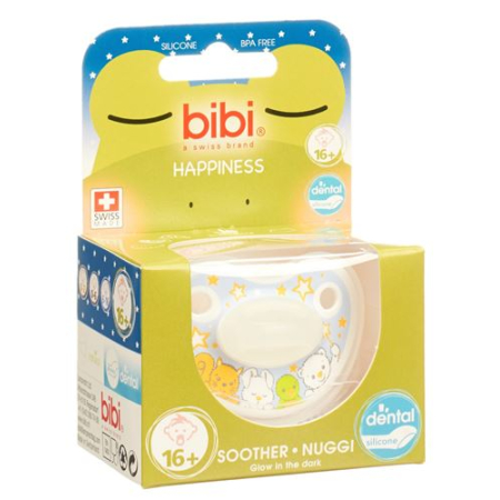 bibi soother Happiness Densil 16+ Glow in the Dark SV-A