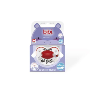 bibi soother Happiness Densil 6-16 ring Papa SV-A