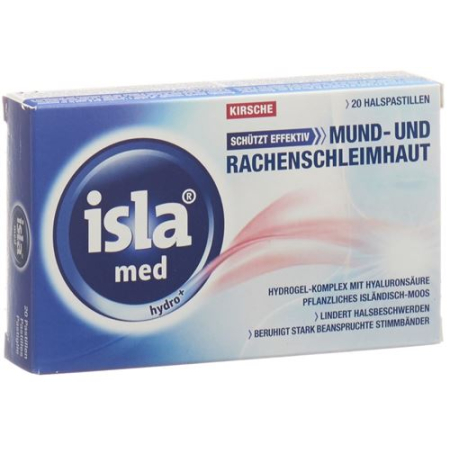Isla Med Hydro + таблетки за смучене череша 20 бр