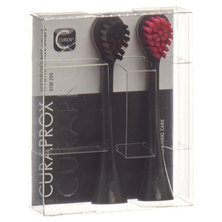 Curaprox Sonic Hydra Black is White brush heads BIW 259