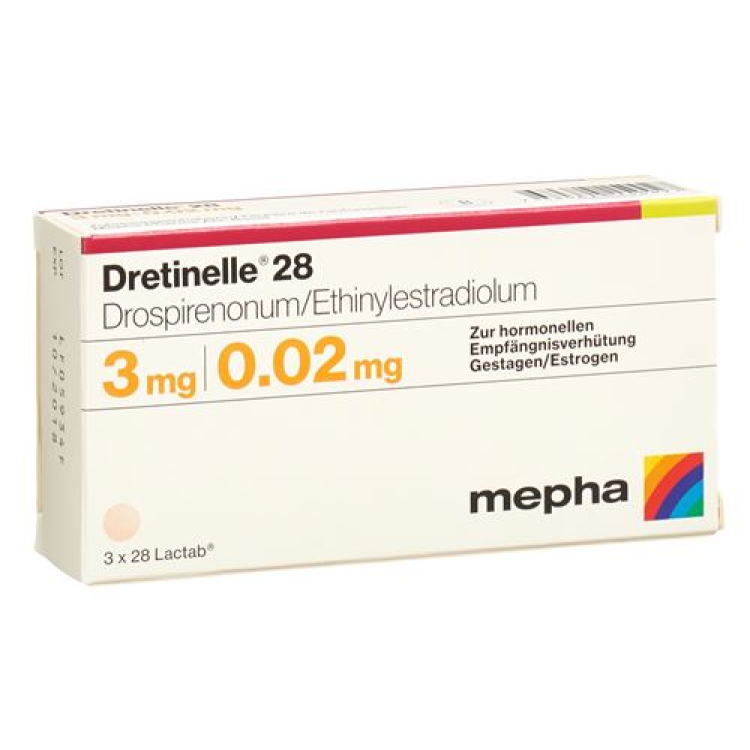 Dretinelle 28 Lactab 3 x 28 pcs