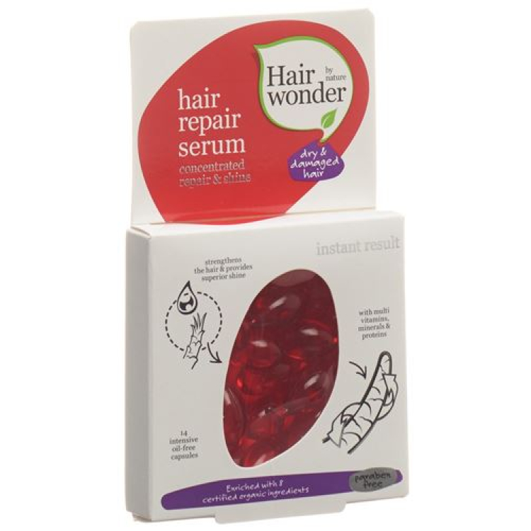 HENNA PLUS Hair Wonder сарысуы қақпақтары 14 x 1 мл